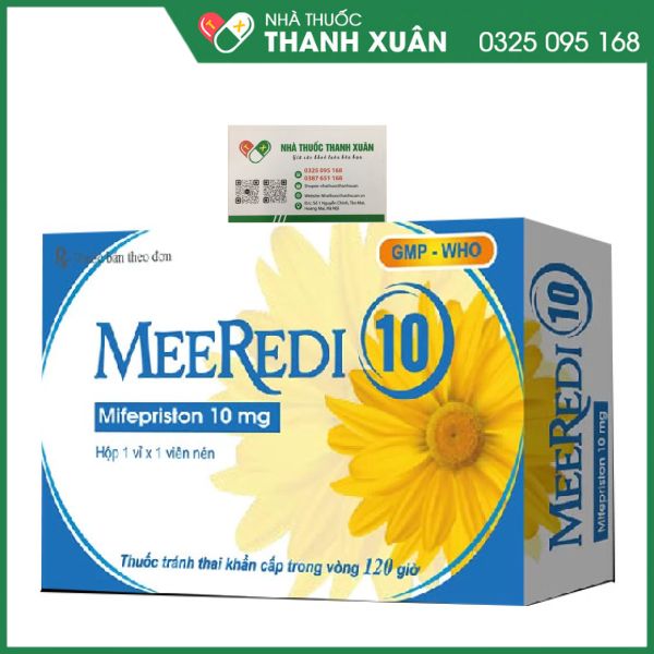 Meeredi 10 - Thuốc ngừa thai khẩn cấp trong vòng 120 giờ